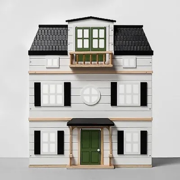 Brand New In Box Hearth & Hand with Magnolia Wooden Dollhouse & Furniture - Picture 1 of 4